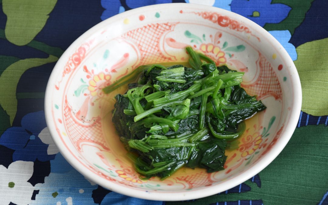 Parboiled Glorious Greens with Soy Sauce