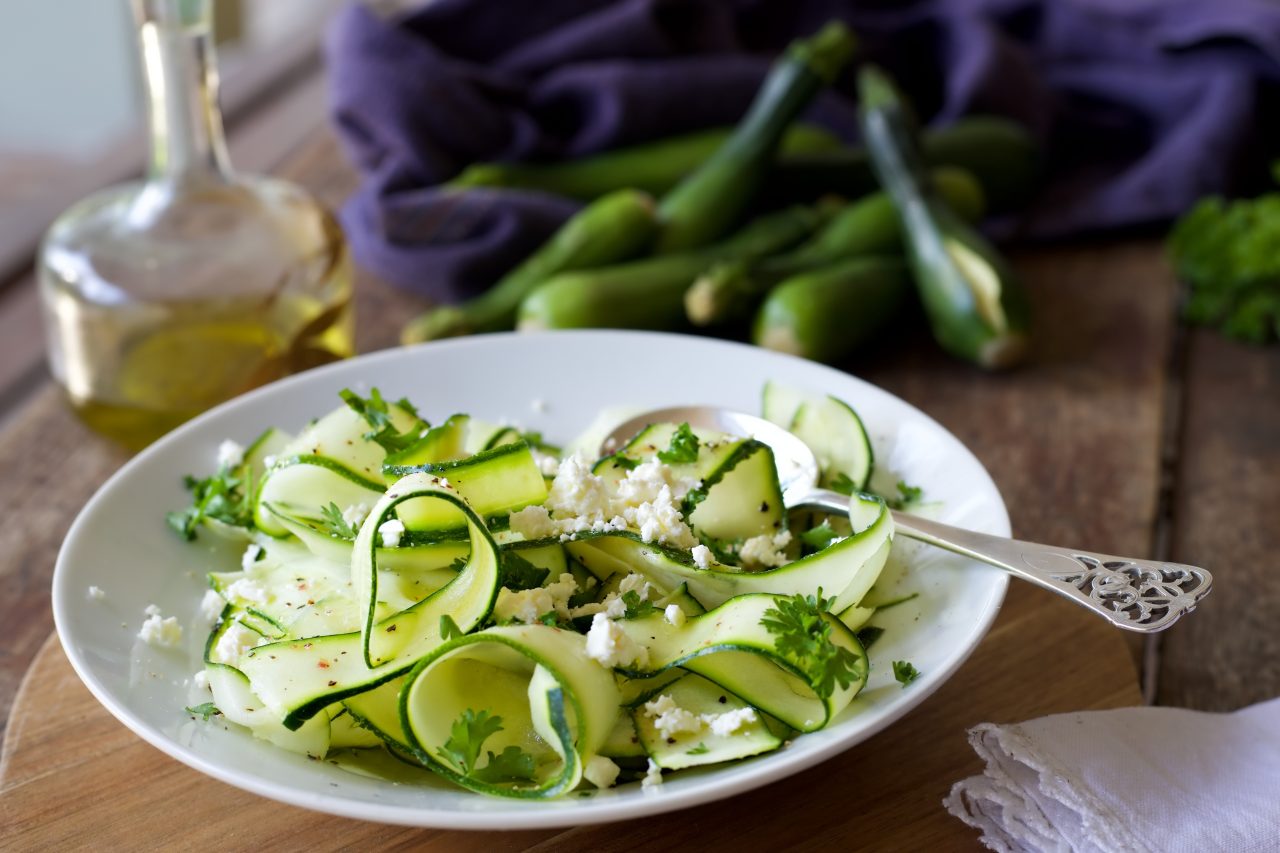 Zucchini Ribbon Summer Salad - The Garden Kitchen