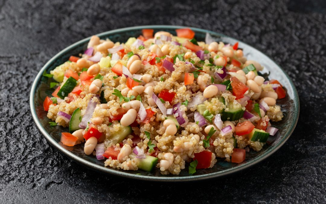 Quinoa Tepary Bean Salad