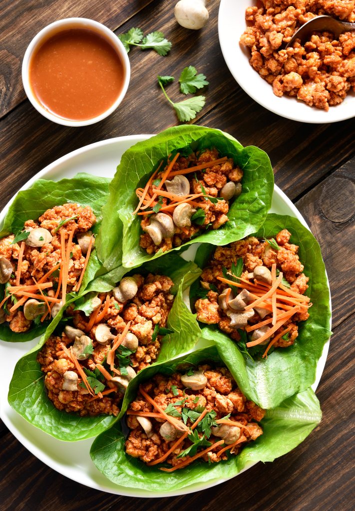 Chicken Lettuce Wraps - The Garden Kitchen