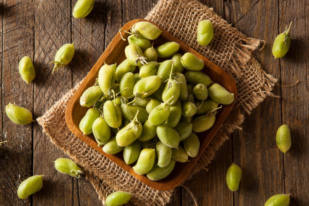 Fresh Green Garbanzo Salad - The Garden Kitchen